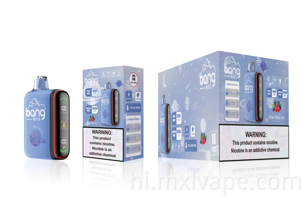 थोक मूल्य डिस्पोजेबल vape पॉड बैंग बॉक्स 9000-18000 पफ्स POCO